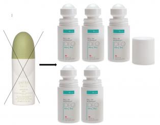Deodorant Antiperspirant Roll-on - 5 Produkte! 
