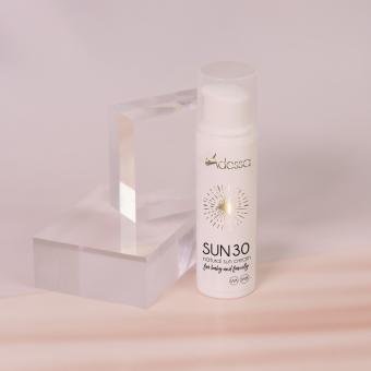Adessa SUN 30 natural sun cream, for baby and family, REISEGRÖßE, 10ml BIO 