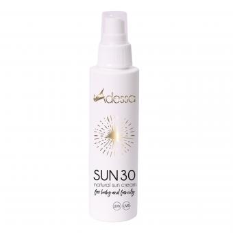 Adessa SUN 30 natural sun cream, for baby and family, 125ml BIO 