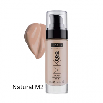 Cremiges langanhaltendes Make-up mit SPF 15 Natural M2